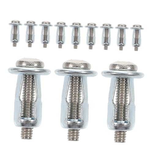 Toyvian 15 Stück Teiliges Set Hohlraum metalldübel mit Expansionsmutter Stabile Befestigung für Gipskarton Hohlwände Einfache Installation Zuverlässiger Halt durch Beidseitige Spreizung von Toyvian