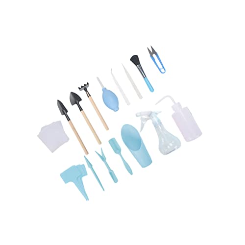 Toyvian 16 Stück Teiliges Gartentool Set Tragbare Mini Gartengeräte für Umpflanzen Jäten Lockern und Beschneiden Ergonomisch Robust Mit Sprühflasche und Kultivator für Hobby und Toyvian 16 Stück Teiliges Gartentool Set Tragbare Mini Gartengeräte für Umpflanzen Jäten Lockern und Beschneiden Ergonomisch Robust Mit Sprühflasche und Kultivator für Hobby und von Toyvian