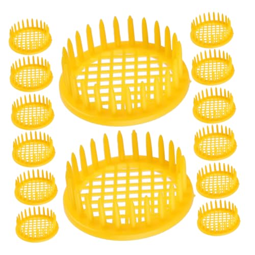 Toyvian 18 Stück Teiliges Kunststoff Bienenköniginnen Isolationskäfig mit Belüftung Kompatibel für Verschiedene Bienenstöcke zur Kontrollierten Zucht Optimaler Schutz und Einfache Toyvian 18 Stück Teiliges Kunststoff Bienenköniginnen Isolationskäfig mit Belüftung Kompatibel für Verschiedene Bienenstöcke zur Kontrollierten Zucht Optimaler Schutz und Einfache von Toyvian