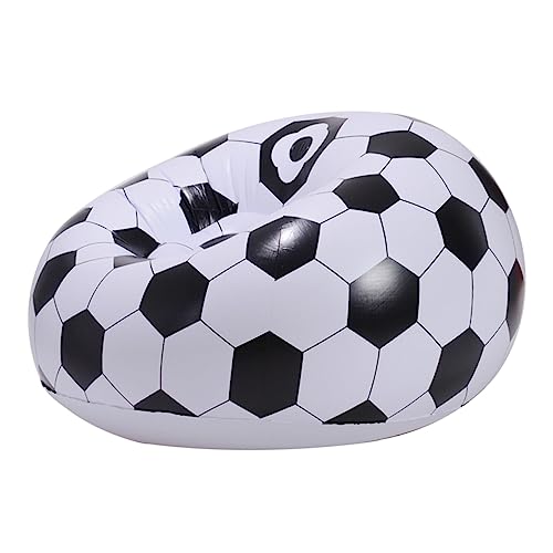 Toyvian 1Pc Fußball Sofa Aufblasen Tragbare Faltbare Couch Aufblasbare Outdoor Sofa Faul Sofas von Toyvian
