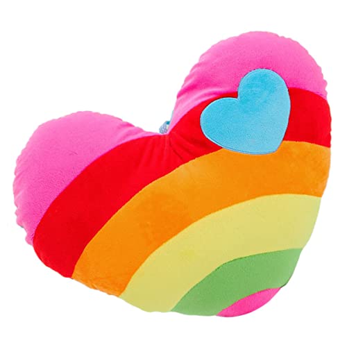 Toyvian 1Pc Pp Sofa Stoffkissen Herz Zufällig Schicke Kissen Wohndeko Ostern Überwurf Weich Geschenk Dekorativ Stern Regenbogen Umarmt Kissen Plüsch Bunt Valentinstag Für von Toyvian