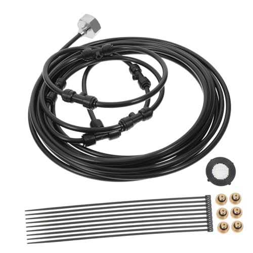 Toyvian 1Satz Außenventilator Nebelsystem Vernebelungsset für Terrassenventilatoren Einfache Installation Vielseitige Kompatibilität Effektive Kühlung für Garten und Terrasse Toyvian 1Satz Außenventilator Nebelsystem Vernebelungsset für Terrassenventilatoren Einfache Installation Vielseitige Kompatibilität Effektive Kühlung für Garten und Terrasse von Toyvian