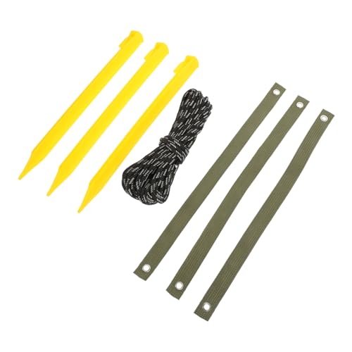 Toyvian 1Satz Gartenpflanzenstützankerset von Plastikstützankern mit Baumbändern und Baumsteckankern für Junge Bäume Robuste und Langlebige Lösung zur Unterstützung und Stabilisierung von Toyvian