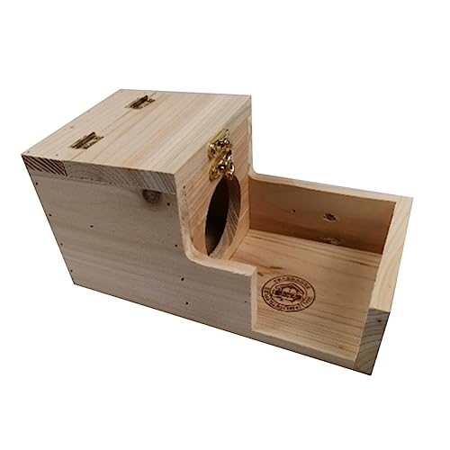 Toyvian 1Satz Hamsterhaus aus Holz Niedliche Hamsterhütte mit Kletterleiter für Zwerghamster und Kleine Haustiere Sicheres Naturmaterial Kauspielzeug für Käfige Toyvian 1Satz Hamsterhaus aus Holz Niedliche Hamsterhütte mit Kletterleiter für Zwerghamster und Kleine Haustiere Sicheres Naturmaterial Kauspielzeug für Käfige von Toyvian
