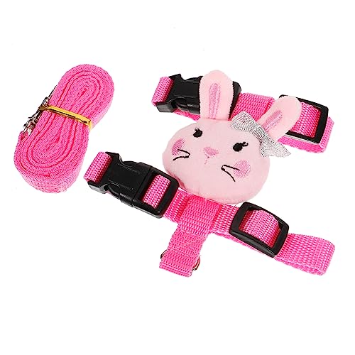 Toyvian 1Satz Kleintiergeschirr Verstellbares Kaninchengeschirr mit Leine für Haustiere und Langlebiges Geschirr Optimaler für Andere Kleintiere von Toyvian