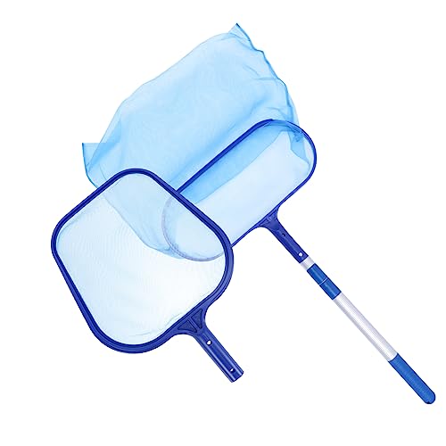 Toyvian 1Satz Pool Skimmer Einziehbares Reinigungsnetz mit Stange für Effiziente Entfernung von Blättern und Schmutz Ihrem Pool für Poolpflege von Toyvian