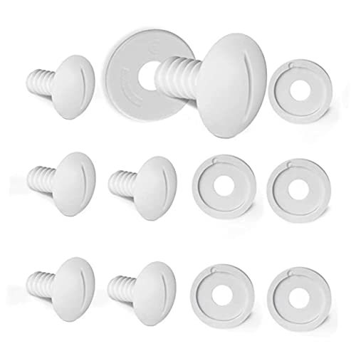 Toyvian 1Satz Poolreiniger Ersatzschrauben Teilig für Modelle Einfache Langlebiges PC Material Passform für Poolreinigungsgeräte von Toyvian