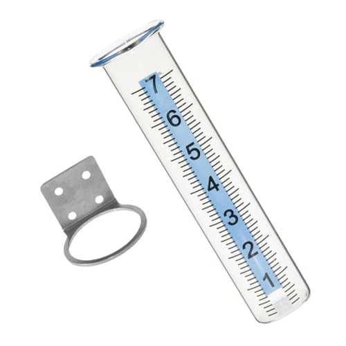 Toyvian 1Satz Regenmesser mit Metallhalter Präzises Messgerät für Garten und Terrasse Einfache Installation Genaues Outdoor Messgerät für Niederschlagsmengen Toyvian 1Satz Regenmesser mit Metallhalter Präzises Messgerät für Garten und Terrasse Einfache Installation Genaues Outdoor Messgerät für Niederschlagsmengen von Toyvian