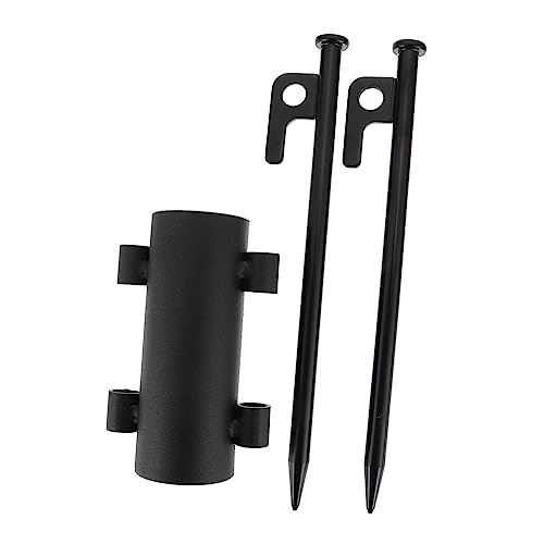 Toyvian 1Satz Tragbarer Zeltfixierer Camping Fixierungs Kit mit Halterung und Erdankern für Markisen Zelte und Baldachine Wind von Toyvian