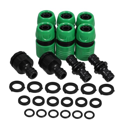Toyvian 1Satz Tropfbewässerungs Anschlussadapter Schnellanschluss für Gartenschlauch Dichtungsringe für Effiziente Bewässerungssysteme und Einfache Toyvian 1Satz Tropfbewässerungs Anschlussadapter Schnellanschluss für Gartenschlauch Dichtungsringe für Effiziente Bewässerungssysteme und Einfache von Toyvian