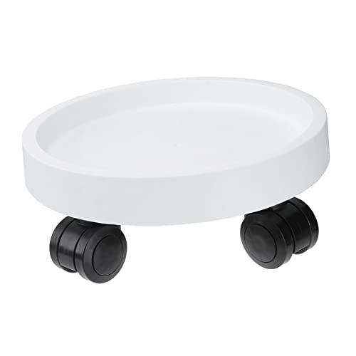 Toyvian Blumentopf Untertasse Rund 1Stück Blumentopf Tablett Wasserstop für Pflanzen Außen Abgerundete Basis mit Gitter Muster Kunststoff Zubehör für Gartenarbeit von Toyvian