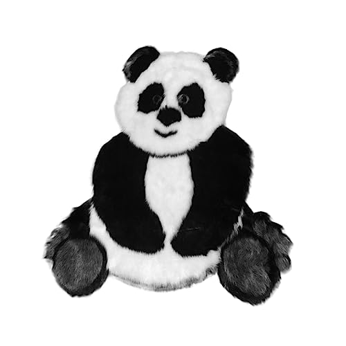 Toyvian 1Stück Panda Förmiger rutschfeste Bodenmatte für Schlafzimmer und Wohnzimmer Strapazierfähigem Acrylmaterial Stylische Deko mit Einzigartigem Design Waschbar von Toyvian