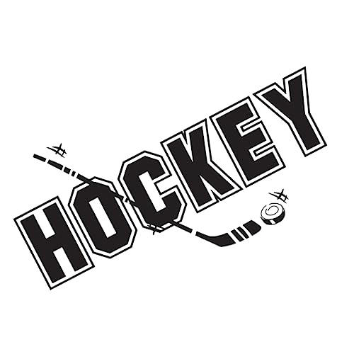 Toyvian 1stk Eishockey Hockey-wandtattoo Hockey Wandtattoo Hintergrund Entfernbar Kind Aufkleber von Toyvian