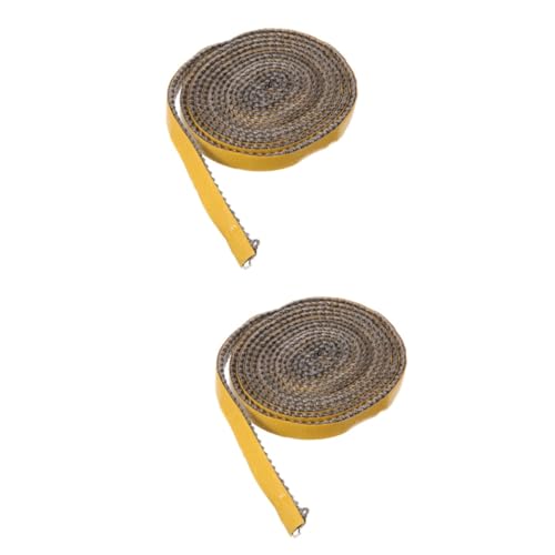 Toyvian 2rollen Stove Door Dichtungsband Selbstklebendes Feuerfestes Gasket Für Holzöfen Und Grilltüren Einfache Installation Vielseitiger Schutz Gegen Rauchentweichung von Toyvian