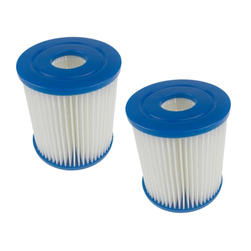 Toyvian 2 STÜCK Teiliges Spa Filterkartuschen für Aufblasbare Pools Kompatibel mit Bestway I Einfach zu Reinigen Ersetzen Langlebiger Pool Filter Ersatz für Sauberes Wasser von Toyvian