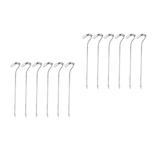 Toyvian 2 Sätze Aluminiumlegierung Zeltheringe Leichte Und Robuste Camping Heringe Für Outdoor Aktivitäten Rostfrei Und Tragbar Für Zelten Und Bergsteigen 6 Stück * 2 Toyvian 2 Sätze Aluminiumlegierung Zeltheringe Leichte Und Robuste Camping Heringe Für Outdoor Aktivitäten Rostfrei Und Tragbar Für Zelten Und Bergsteigen 6 Stück * 2 von Toyvian