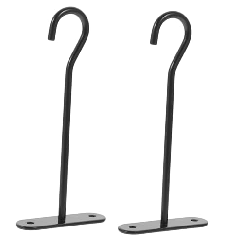Toyvian 2 Sätze Deckenhaken aus Robustem Eisen für Hängende Pflanzen und Blumentöpfe Wand und Deckenmontage Vielseitige Halterung für Blumenampeln Windspiele Laternen und Vogelhäuschen von Toyvian