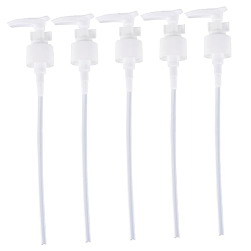 Toyvian 2 Sätze Dosierpumpe Spender Pumpflasche Einfach Flasche Ersatzpumpe Weiß 10 Stück * 2 von Toyvian