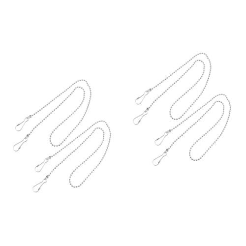 Toyvian 2 Sätze Hängende Metallkette Teiliges Set Für Fahnenstangen Robuste Und Umweltfreundliche Aufhängung Für Poster Und Banner Zubehörteile Für Festlichkeiten Und 10 Stück * 2 von Toyvian