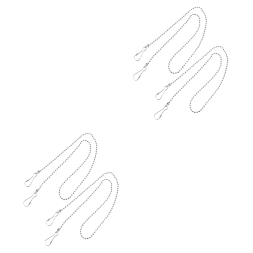 Toyvian 2 Sätze Hängende Metallkette Teiliges Set Für Poster Und Fahnen Robuste Und Umweltfreundliche Aufhängung Für Wohnzimmer Und Schlafzimmer Langlebig Und Vielseitig 10 Stück * 2 von Toyvian