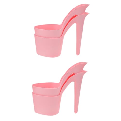 Toyvian 2 Sätze Hochhackige Blumentöpfe Lustige Pflanztöpfe Für Sukkulenten Und Zimmerpflanzen Für Schreibtisch Und Gartendekoration Robust Und Langlebig 2 Stück * 2 von Toyvian