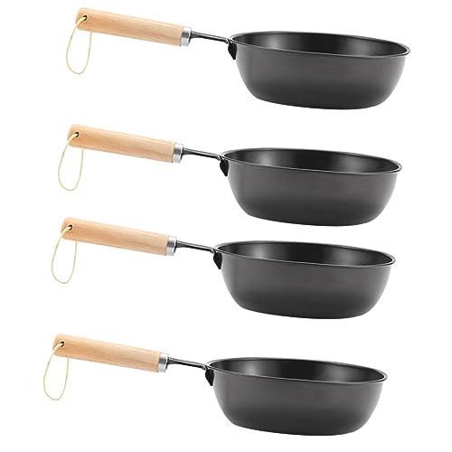 Toyvian 2 Sätze Holzkohlebrennungstank Kohlebeckentöpfe Herd Holzkohle-startertopf Brenner Zum Kochen Lagerfeuer Outdoor-brenner Campingtopf Kohle-anzündtopf Eisen Schwarz 2 Stücke * 2 von Toyvian