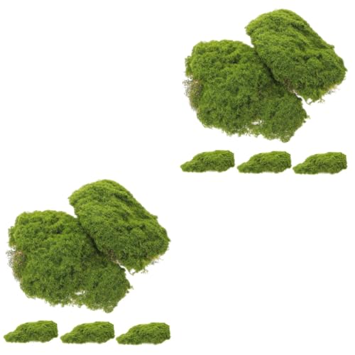 Toyvian 2 Sätze Mooshaut Moosblock Künstliche Moossteine Dekoration Grüne Ornamente Imitiertes Moosdekor Kleine Moosblöcke Künstliche Moosblöcke Bonsai Moosblock 5 Stück * 2 von Toyvian