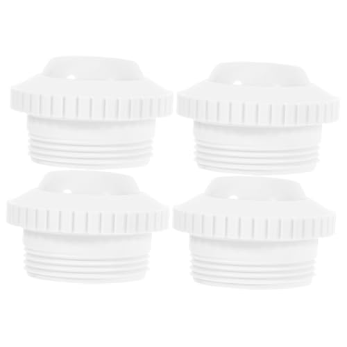 Toyvian 2 Sätze Pool-massagedüsen Schwimmbad Poolzubehör Baden Spa-massagedüse Wasseraustrittsdüse Pool-springbrunnen-düse Beckenwasserauslassdüse Poolauslassdüse Weiß Plastik 2 Stücke * 2 von Toyvian
