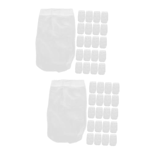 Toyvian 2 Sätze Siebstrümpfe Bag Badekorb Socken Pool-Skimmer-socken Poolnetze Zur Reinigung Poolkorb-Skimmer-socken Filtersocken Für Poolskimmer Elastisches 20 Stück * 2 von Toyvian