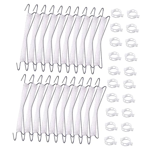 Toyvian 2 Sätze Spalierhaken Gitter Spaliere Wachsend Pflanzenstützrahmen Spalier-Set Für Gewächshäuser Klettern Anlage Gartenarbeit Unterstützung Rankenhalterhaken Groß Einsätze Plastik von Toyvian