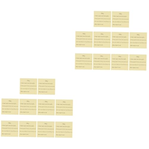 Toyvian 2 Sätze Zelt-Anti-reparaturfilm Streifen Mit Kleber Klebrig Für Lecks Pool Reparatur Patch TPU-Reparatur-Patch Selbstklebender Reparaturflicken Transparent 10 Blätter * 2 Toyvian 2 Sätze Zelt-Anti-reparaturfilm Streifen Mit Kleber Klebrig Für Lecks Pool Reparatur Patch TPU-Reparatur-Patch Selbstklebender Reparaturflicken Transparent 10 Blätter * 2 von Toyvian