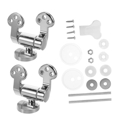 Toyvian 2 Sätze Zinklegierung Toilettensitz Scharniere Teiliges Verstellbar mit Sanfter Schließfunktion Geeignet für Toilettendeckel Korrosionsbeständig und Langlebig Toyvian 2 Sätze Zinklegierung Toilettensitz Scharniere Teiliges Verstellbar mit Sanfter Schließfunktion Geeignet für Toilettendeckel Korrosionsbeständig und Langlebig von Toyvian