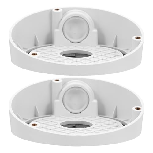 Toyvian 2 Sätze wasserdichte Anschlussdose, Halterung, universell für Dome-Überwachungskamera, wasserdichte Kabelversteck-Anschlussdose für Wand und Decke Toyvian 2 Sätze wasserdichte Anschlussdose, Halterung, universell für Dome-Überwachungskamera, wasserdichte Kabelversteck-Anschlussdose für Wand und Decke von Toyvian