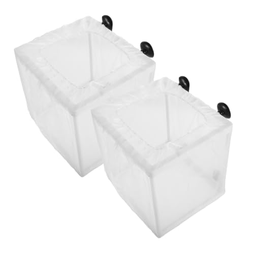Toyvian 2stücke Fischzuchtkasten Mit Maschennetz-Design Transparent Für Aquarium Geeignet Für Guppy Garnelen Und Kleine Fische Wiederverwendbar Für Effektive Isolation Und Brut von Toyvian