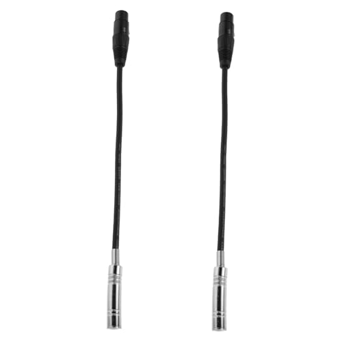 Toyvian 2 Stück Audio-Konvertierungskabel Stereo-zu-Mono-Adapter XLR -Audiokabel Lautsprecherkabel 3-poliges XLR-Kabel Mikrofonadapterbuchse -Mikrofonkabel Kunststoff Schwarz Toyvian 2 Stück Audio-Konvertierungskabel Stereo-zu-Mono-Adapter XLR -Audiokabel Lautsprecherkabel 3-poliges XLR-Kabel Mikrofonadapterbuchse -Mikrofonkabel Kunststoff Schwarz von Toyvian