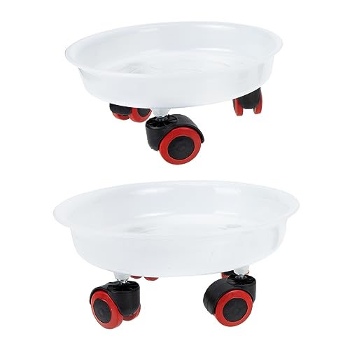 Toyvian 2 Stück Blumenständer mit Blumentopf Halter für und Außen Stabiler Pflanzroller mit Design für Balkon Garten und Büro Toyvian 2 Stück Blumenständer mit Blumentopf Halter für und Außen Stabiler Pflanzroller mit Design für Balkon Garten und Büro von Toyvian