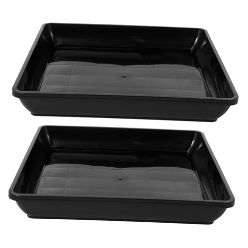 Toyvian 2 Stück Blumentopf Tablett quadratischer Untersetzer für Blumentöpfe Untertassenbasis Fuß quadratisches Blumentopftablett Blumentopfschale aus Kunststoff pp Black Toyvian 2 Stück Blumentopf Tablett quadratischer Untersetzer für Blumentöpfe Untertassenbasis Fuß quadratisches Blumentopftablett Blumentopfschale aus Kunststoff pp Black von Toyvian