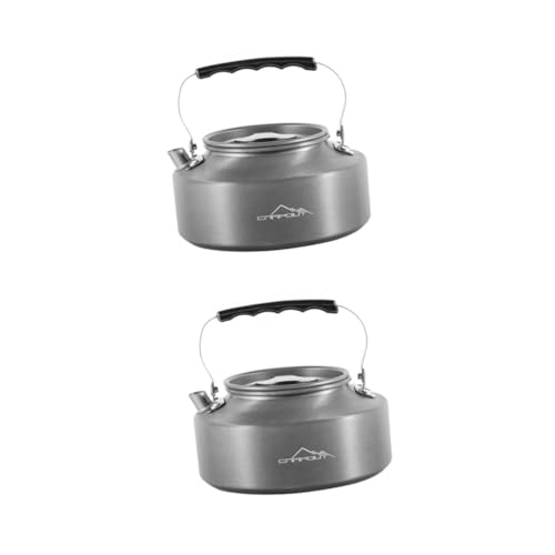 Toyvian 2 Stück Camping Wasserkocher Multifunktionale Aluminium für Outdoor Aktivitäten und Tragbar für Camping Ergonomischem und Hitzebeständigem Design Toyvian 2 Stück Camping Wasserkocher Multifunktionale Aluminium für Outdoor Aktivitäten und Tragbar für Camping Ergonomischem und Hitzebeständigem Design von Toyvian