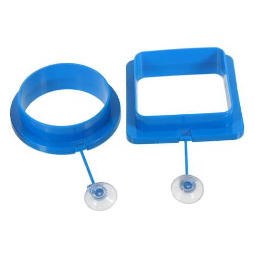 Toyvian 2 Stück Doppel -Fütterungsring Aquarium -Fütterungsinstrument Futterring für Fische Fischfutter Werkzeug schwimmender Futterring Blau Toyvian 2 Stück Doppel -Fütterungsring Aquarium -Fütterungsinstrument Futterring für Fische Fischfutter Werkzeug schwimmender Futterring Blau von Toyvian