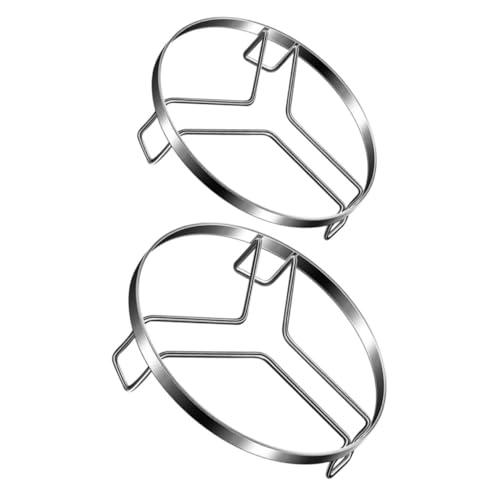 Toyvian 2 Stück Edelstahl Dampfgarer Einsatz mit Standfüßen Robustes Hitzebeständiges Topf dämpfgestell für Fisch Gemüse Fleisch und Meeresfrüchte Vielseitiges Küchenzubehör Toyvian 2 Stück Edelstahl Dampfgarer Einsatz mit Standfüßen Robustes Hitzebeständiges Topf dämpfgestell für Fisch Gemüse Fleisch und Meeresfrüchte Vielseitiges Küchenzubehör von Toyvian