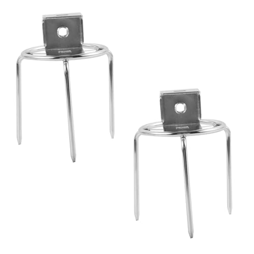 Toyvian 2 Stück Edelstahl Drehbare Grillgabeln Bbq Fleischgabeln für Hähnchen Braten Robust Langlebig Geruchsneutral Geeignet für Ofen und Airfryer Praktisches Küchengerät für von Toyvian