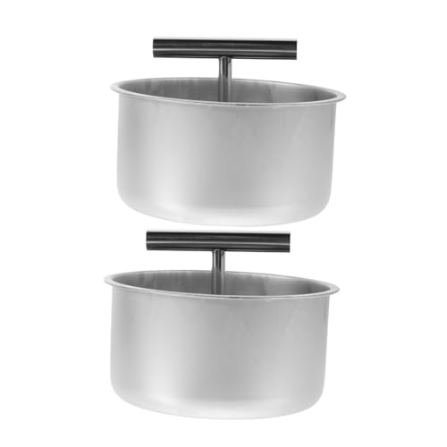 Toyvian 2 Stück Edelstahl Fleischbällchenform Manuelle Fleischbällchenmaschine Edelstahl Fleischbällchen Maker Metall Fleischbällchen Maker Handgepresster Spender von Toyvian