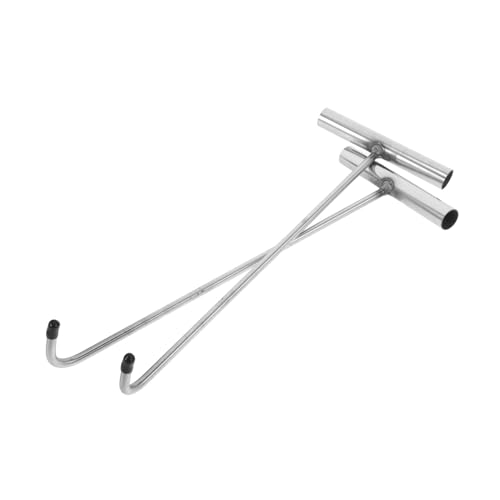 Toyvian 2 Stück Edelstahl Schachthaken Hebehaken Rostfrei Langlebig Vielseitig für Kanaldeckel Abdeckung Ziehhaken Hebewerkzeug Toyvian 2 Stück Edelstahl Schachthaken Hebehaken Rostfrei Langlebig Vielseitig für Kanaldeckel Abdeckung Ziehhaken Hebewerkzeug von Toyvian