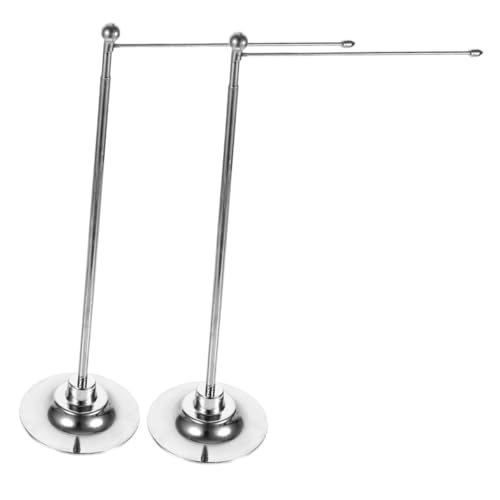 Toyvian 2stücke Teiliges Mini Flaggenhalter Für Schreibtisch Stabiler Flaggenständer Für Kleine Fahnen Für Büro Konferenzen Und von Toyvian