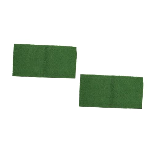 Toyvian 2 Stück Fake Turf Stabile Schildkröten mit Kunstrasen Vielseitig für Aquarium Terrarium DIY Garten Langlebige Dekoration und Versteck von Toyvian