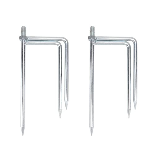 Toyvian 2 Stück Fischereischirme Sonnenschirme Schirmpfahl groß Schirmhalter Stabilisator Steht regenschirmständer Regenschirm Stahlanker Regenschirm Erdspieß Eisen Silver Toyvian 2 Stück Fischereischirme Sonnenschirme Schirmpfahl groß Schirmhalter Stabilisator Steht regenschirmständer Regenschirm Stahlanker Regenschirm Erdspieß Eisen Silver von Toyvian