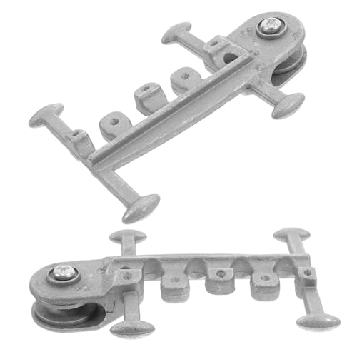Toyvian Gewächshauslüftungszubehör 4-riemenscheibe Für Entlüftungssatz Aus Aluminiumlegierung von Toyvian