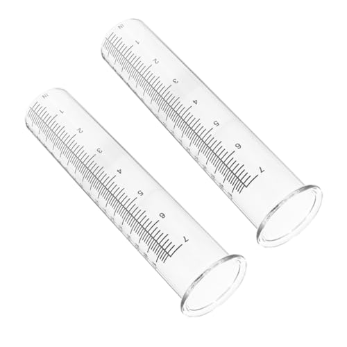 Toyvian 2 Stück Frostsichere Regenmessröhren aus Robustem Kunststoff Praktisch und Leicht für Präzise Niederschlagsmessung im Garten Außenbereich für Topfpflanzen Geeignet von Toyvian