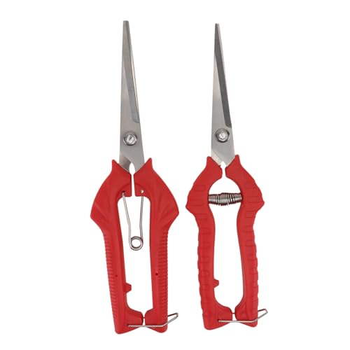 Toyvian 2 Stück Gartenschere Rot Gartenschere Astschere Pruning Tool Langlebig Scharf Ergonomisch für Gartenarbeit Obstbäume Pflanzenpflege Geeignet Toyvian 2 Stück Gartenschere Rot Gartenschere Astschere Pruning Tool Langlebig Scharf Ergonomisch für Gartenarbeit Obstbäume Pflanzenpflege Geeignet von Toyvian