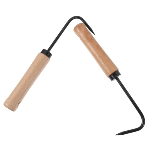 Toyvian 2 Stück Gartenwurzelsammler Gartengrab Grubber Unkrautstecher handhaben werkzeug Wurzelentfernungshaken Jätgerät aus Metall Unkrauthaken für den Garten Holz Schwarz Zufällige Farbe Toyvian 2 Stück Gartenwurzelsammler Gartengrab Grubber Unkrautstecher handhaben werkzeug Wurzelentfernungshaken Jätgerät aus Metall Unkrauthaken für den Garten Holz Schwarz Zufällige Farbe von Toyvian